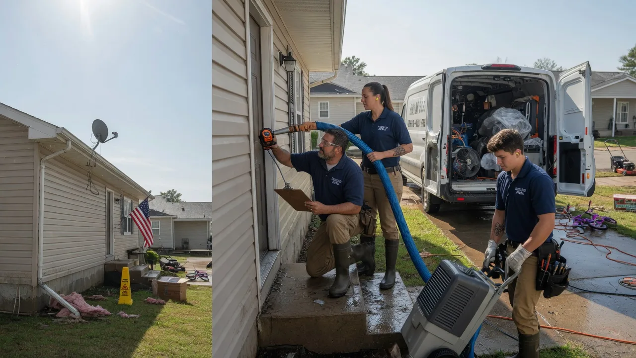 Ceiling Water Damage Restoration in Ozark, IL near me